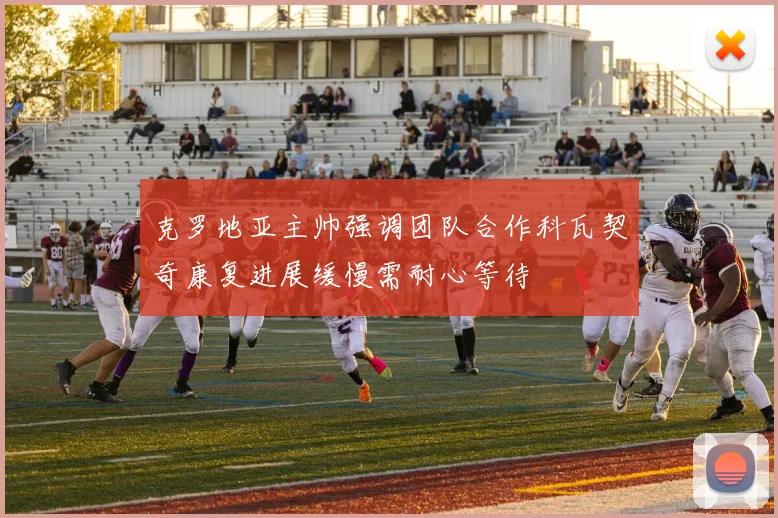 克罗地亚主帅强调团队合作科瓦契奇康复进展缓慢需耐心等待